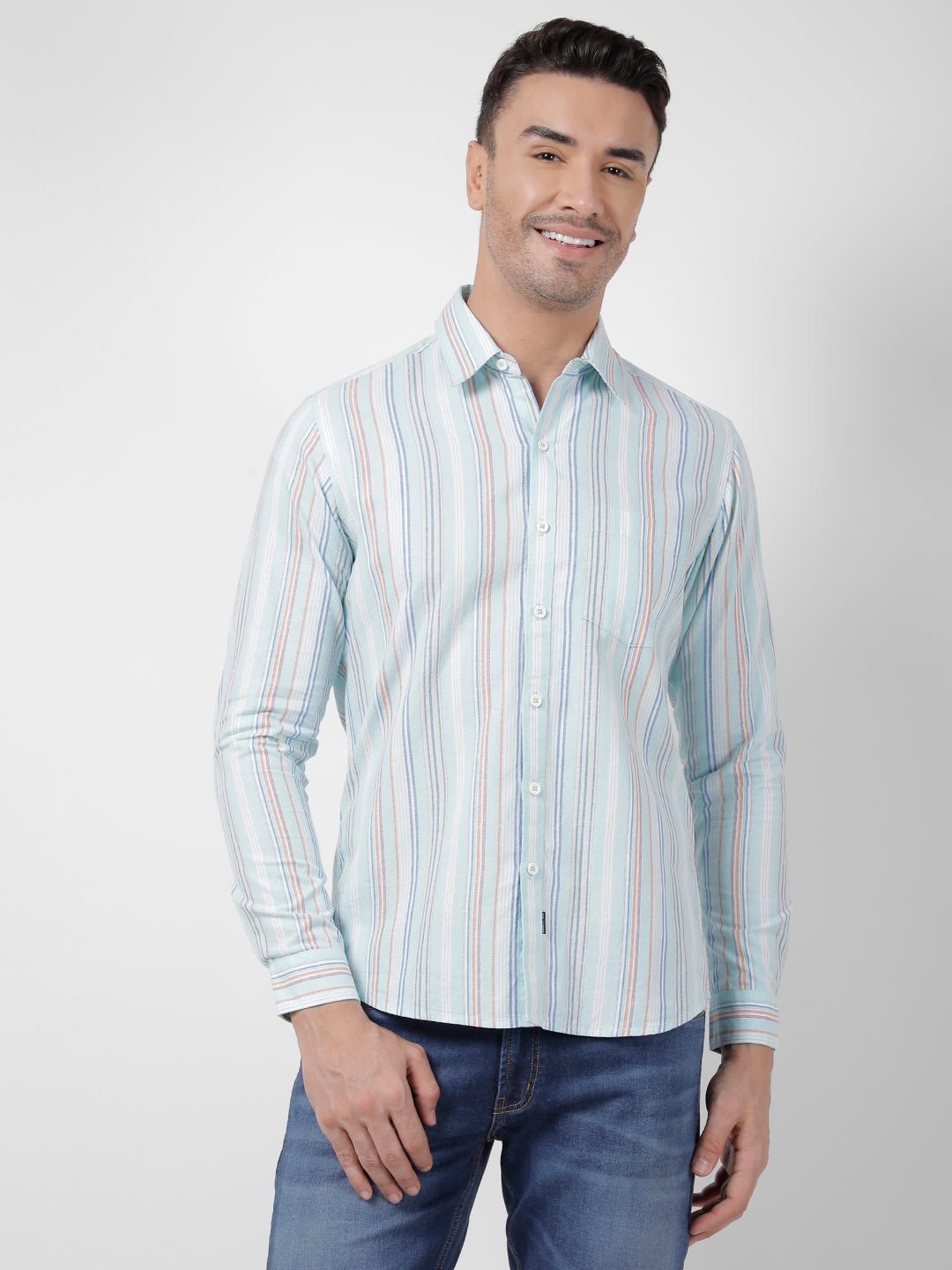 Green Stripes Shirt