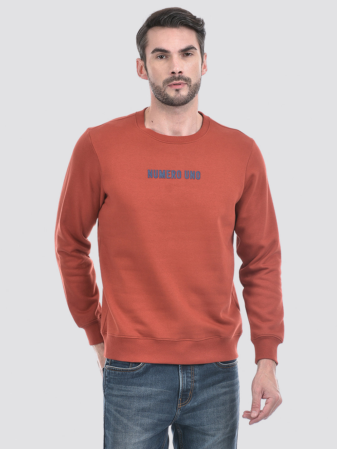 Grey Orange Unisex Sweatshirt