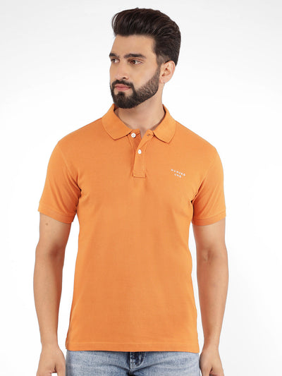 Men's Polo Neck Stretch Pique T-Shirt