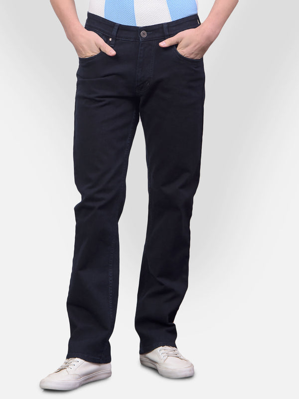 Men's Blue Mid Rise Regular Fit Sustainable Jeans