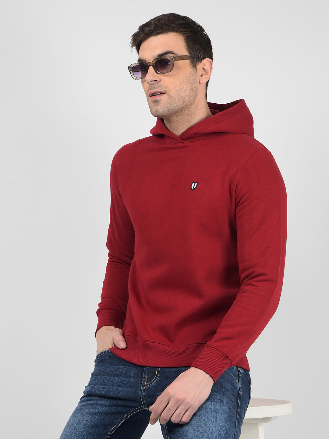 Red High Neck for Men's