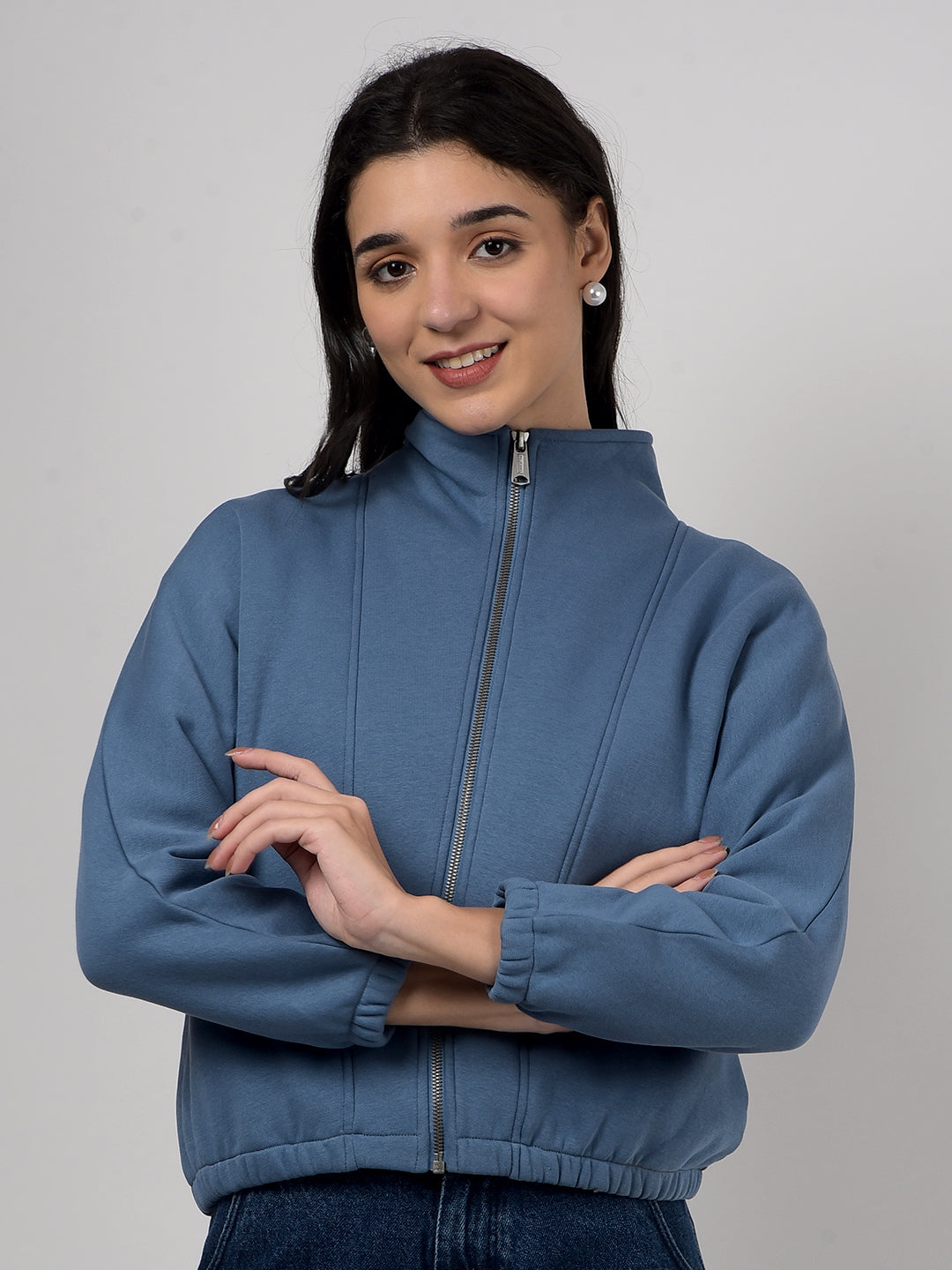 Women's Mock Neck Sweatshirts