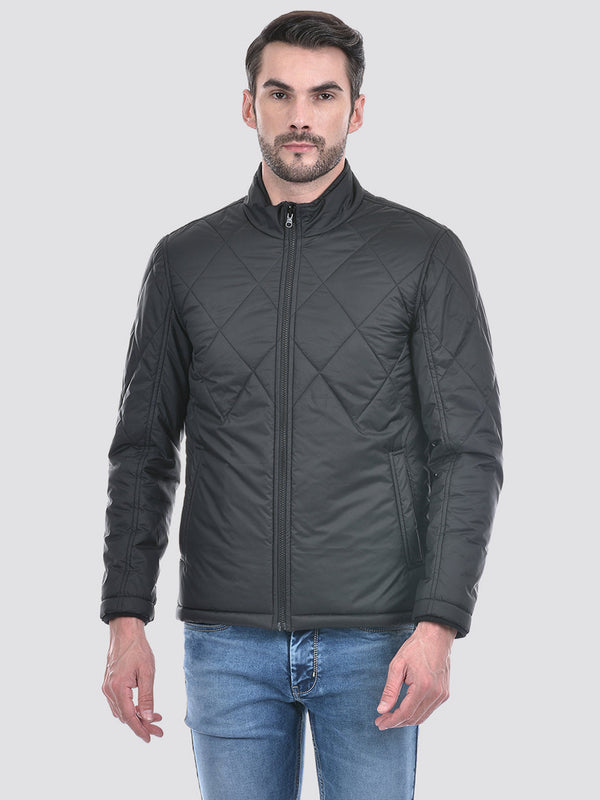 Men's Black Full Sleeve Jacket