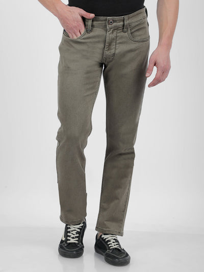 Men's Green Low Rise Skinny Fit Sustainable Jeans