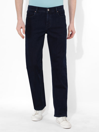 Men's Mid Rise Regular Fit Solid Sustainable Jeans