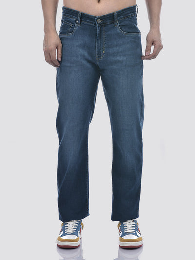 Men's Mid Blue Regular Fit Sustainable Jeans