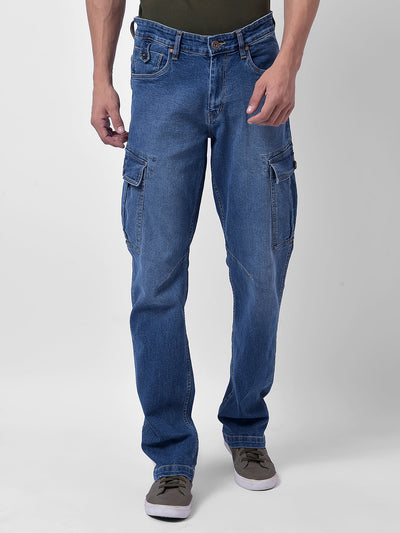 Men's Cargo Regular Fit Sustainable Jeans