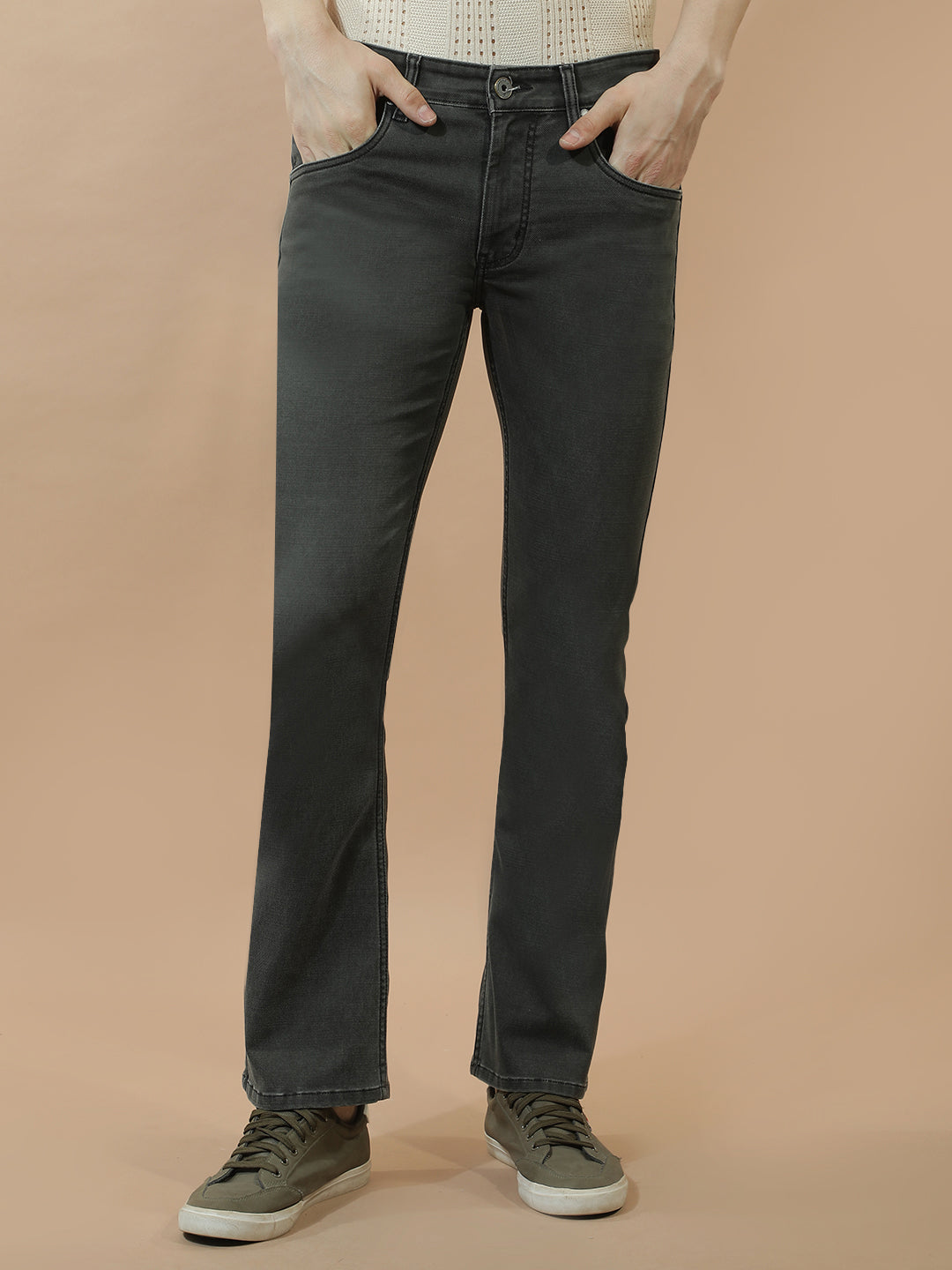 Men's Mid-Rise Bootcut Sustainable Jeans - Forest Night