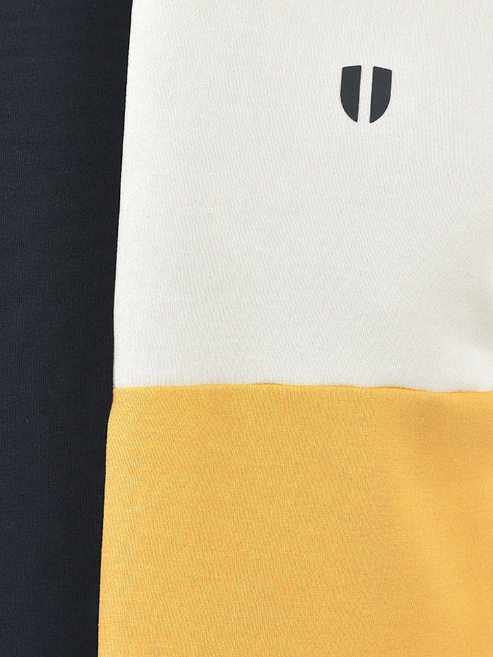 CREAM/DEEP NAVY/MUSTARD