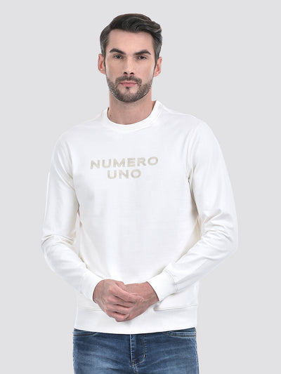 Men's Hooded Neck Diagonal Terry Sweatshirt