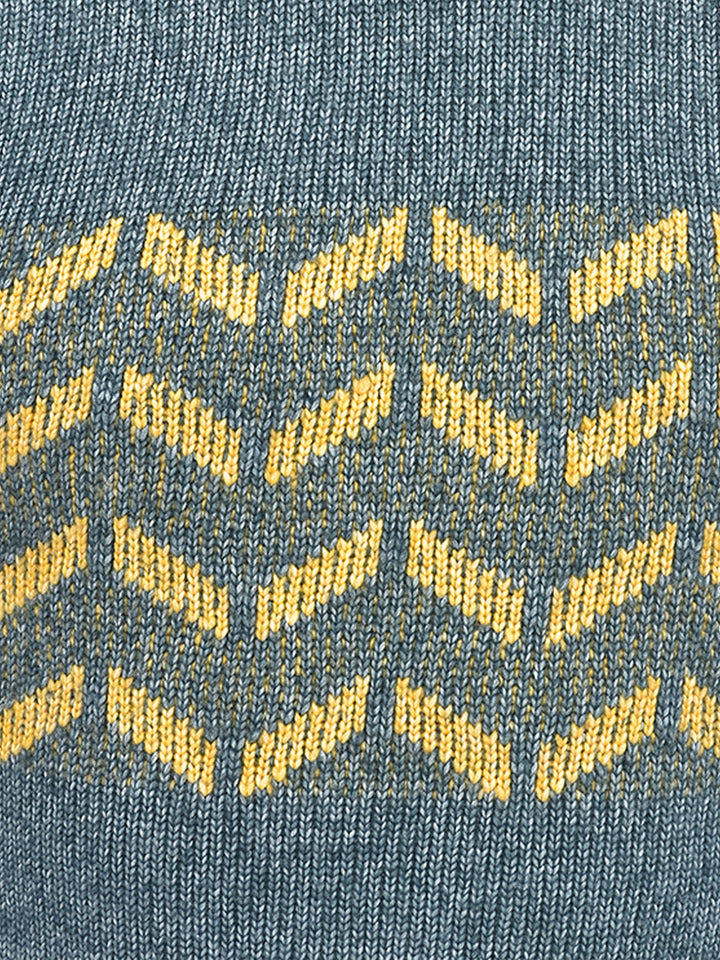 NAVY/ECRU