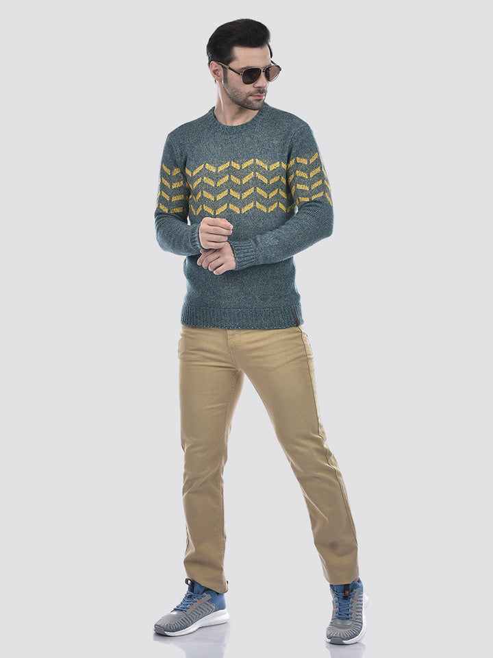 NAVY/ECRU