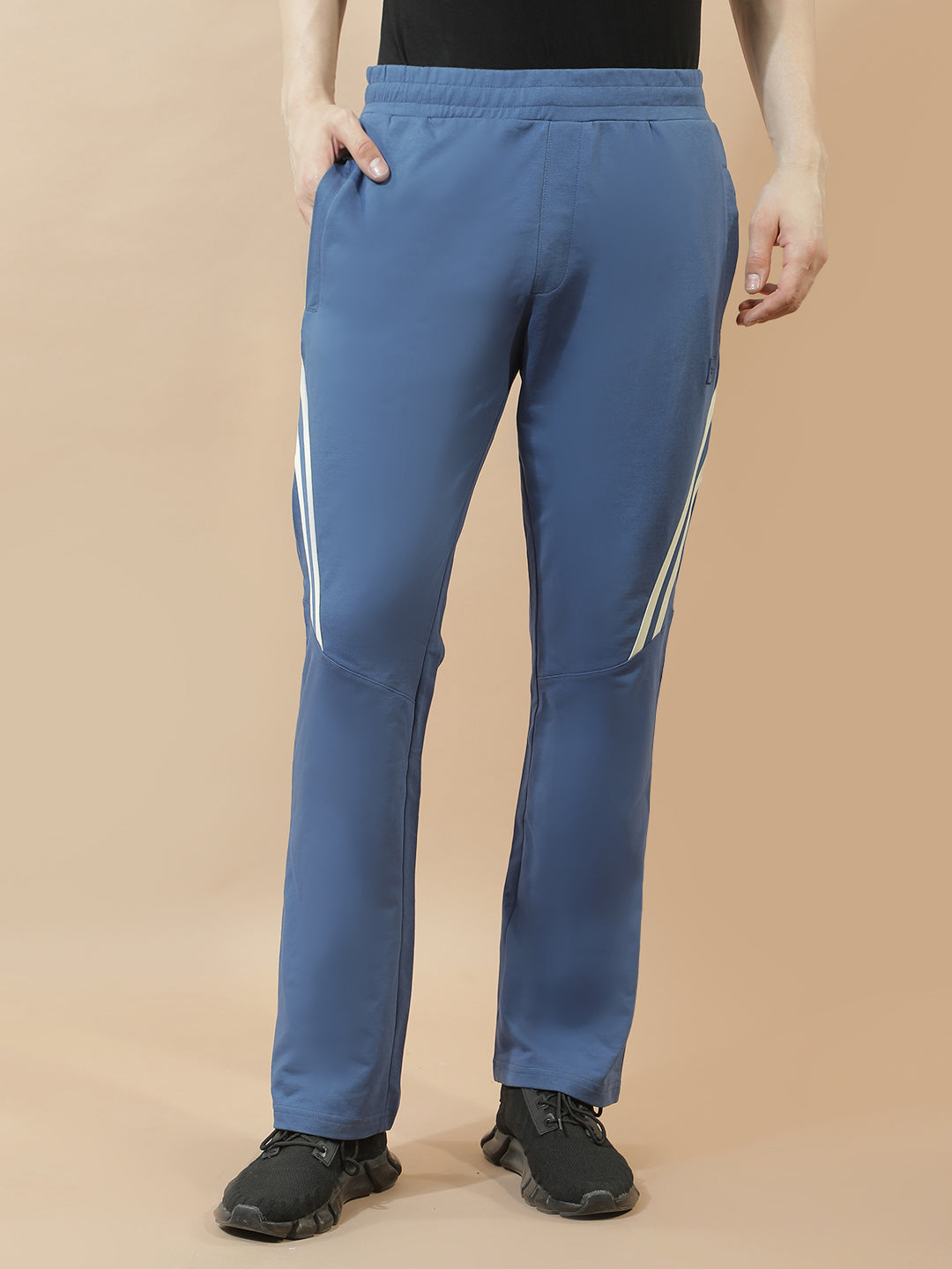 Buy Men's Solid Cotton Regular Fit Track Bottom Online | Trendy and ...