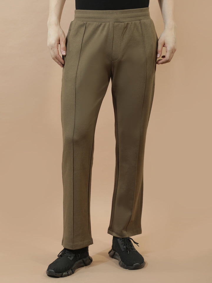 Buy Men's Solid Polyester Regular Fit Track Bottom Online | Trendy and ...