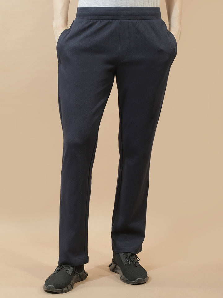 Buy Men's Solid Polyester Regular Fit Track Bottom Online | Trendy and ...