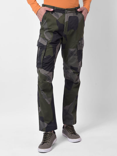 Men's Camouflage Regular Fit Cargo