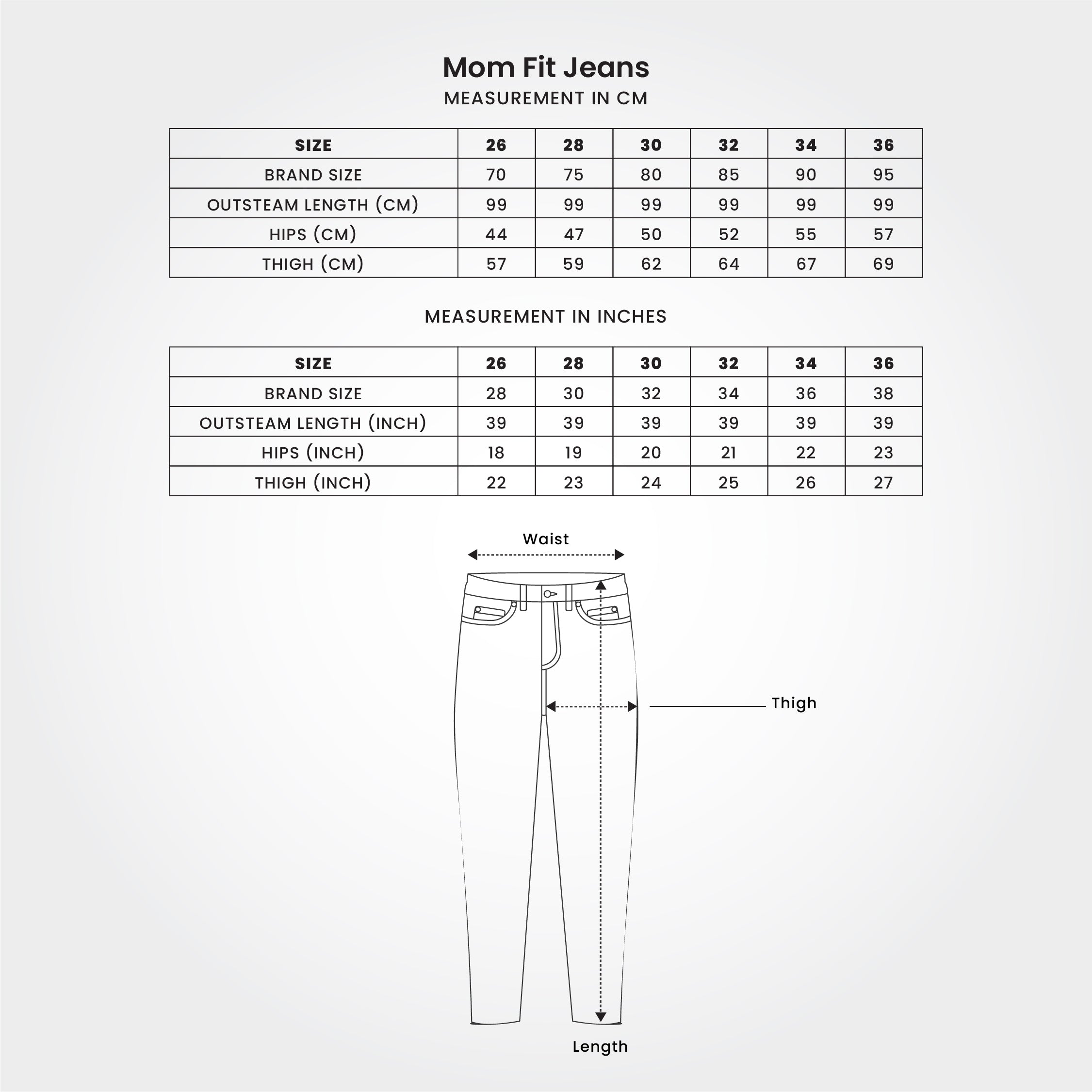 Buy Women's Blue High Rise Mom Fit Sustainable Jeans Online | Numero Uno